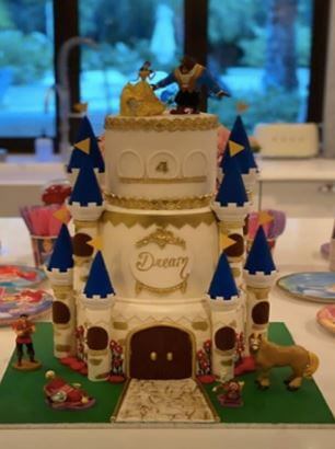 Dream Kardashian's Beauty and the Beast themed cake